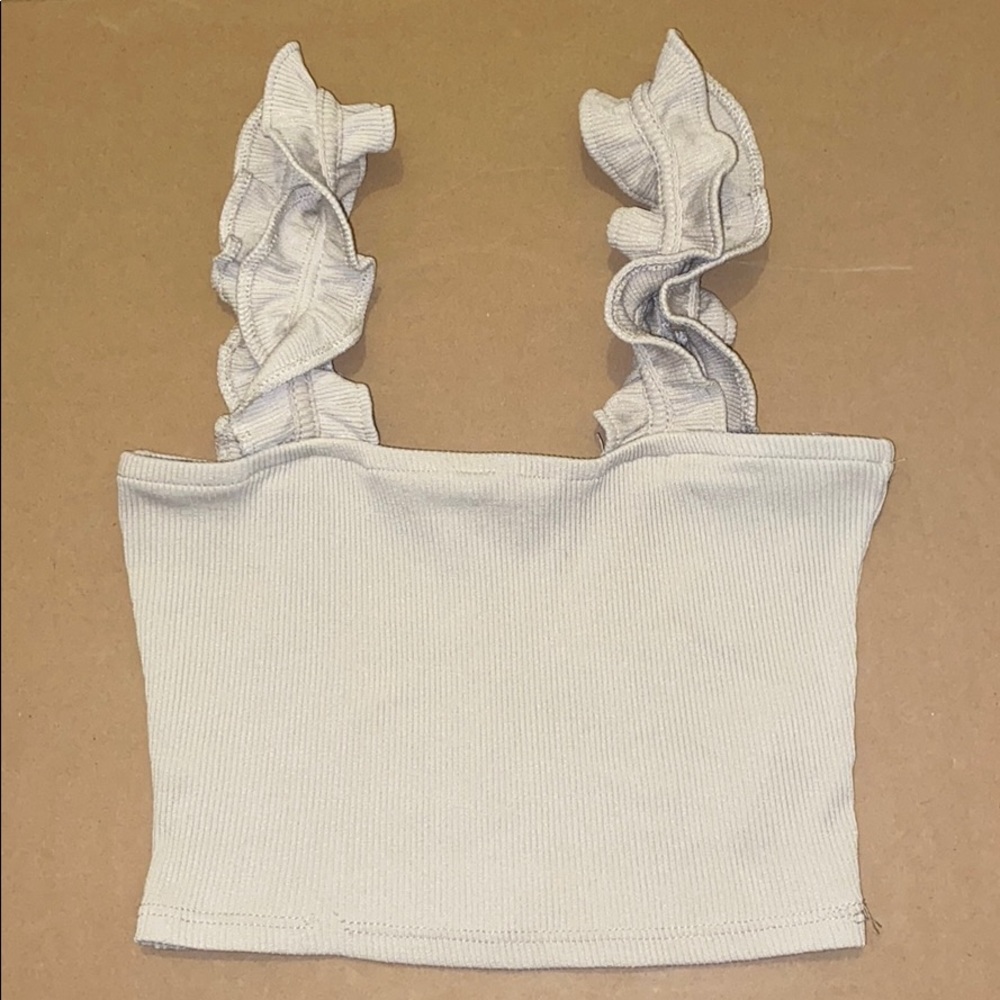 Zara Ruffle Crop Top SOLD